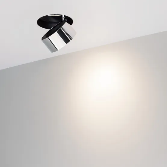 Фото #2 товара Светильник SP-PLURIO-BUILT-TRIMLESS-R120-9W Day4000 (BK-CHR, 36 deg, 230V) (Arlight, IP20 Металл, 3 года)