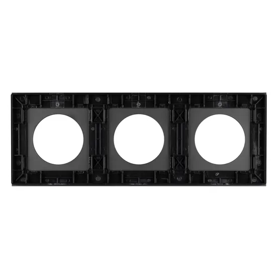 Фото #3 товара Рамка стеклянная FRM-GLARE-GC-3-BK (Arlight, -)