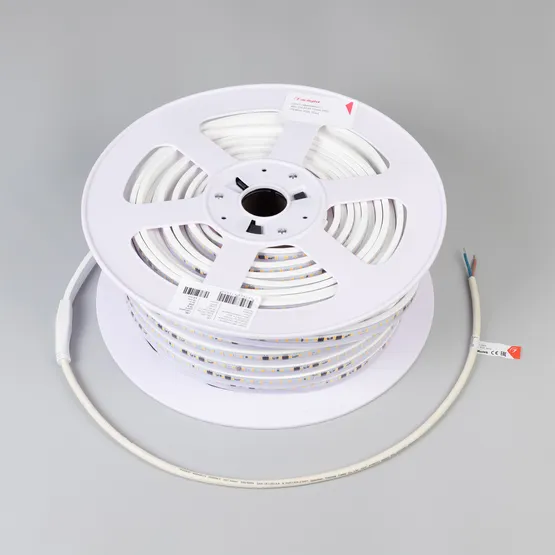 Фото #2 товара Светодиодная лента герметичная ARL-PV-A120-15mm 230V White6000 (15 W/m, IP65, 30m) (Arlight, -)