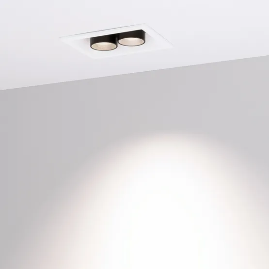 Фото #2 товара Светильник MS-ORIENT-BUILT-TURN-TC-S67x90-5W Warm3000 (BK-BK, 30 deg, 230V) (Arlight, IP20 Металл, 5 лет)
