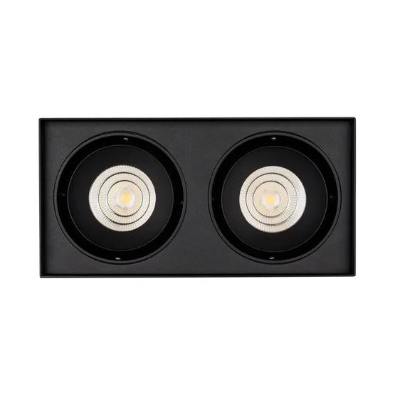 Фото #3 товара Светильник SP-CUBUS-S100x200-2x11W Warm3000 (BK, 40 deg, 230V) (Arlight, IP20 Металл, 3 года)