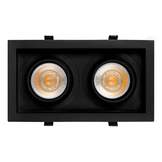 Фото #5 товара Светильник MS-VORTEX-BUILT-S250x140-2x30W Warm3000 (BK-BK, 30 deg, 230V) (Arlight, IP20 Металл, 5 лет)
