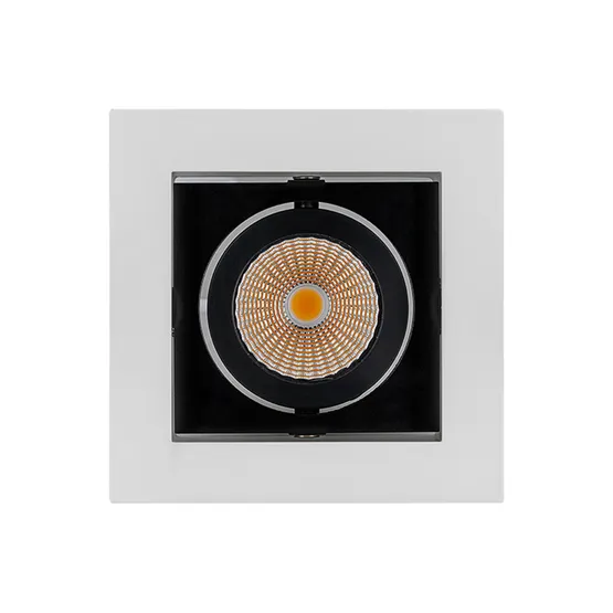 Фото #4 товара Светильник CL-KARDAN-S102x102-9W Warm (WH-BK, 38 deg) (Arlight, IP20 Металл, 3 года)