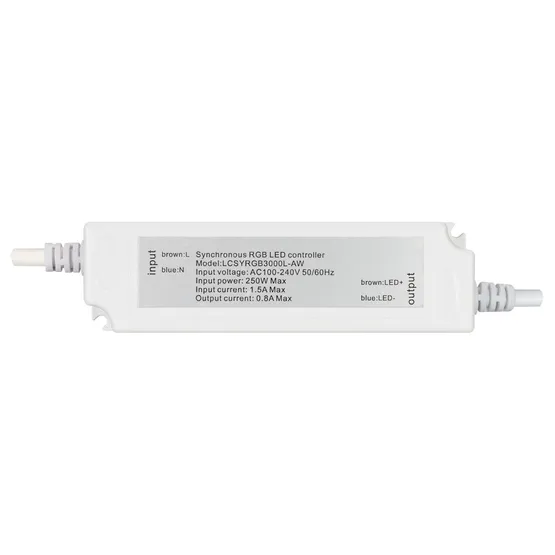 Фото #3 товара Контроллер ARD-CLASSIC-SYNC-RGB-3000LED White (230V, 250W, RF ПДУ) (Ardecoled, Закрытый)