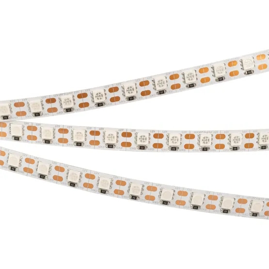 Фото #1 товара Светодиодная лента RT 2-5000 12V Cx1 Yellow 2x (5060, 360 LED, LUX) (Arlight, 15.6 Вт/м, IP20)