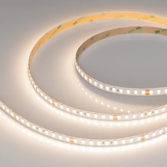 Фото #4 товара Светодиодная лента ULTRA-C126-10mm 24V Warm3500 (14.4 W/m, IP20, 5630, 5m) (Arlight, высок.эфф.200 лм/Вт)