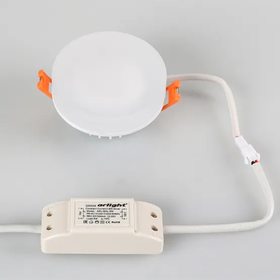 Фото #5 товара Светильник LTD-80R-Opal-Roll 5W Warm White (Arlight, IP40 Пластик, 3 года)