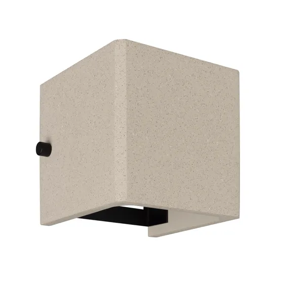 Фото #1 товара Светильник LGD-PERAN-WALL-S120x120-6W Warm3000 (WH, 0-80 deg, 230V) (Arlight, IP65 Бетон, 3 года)