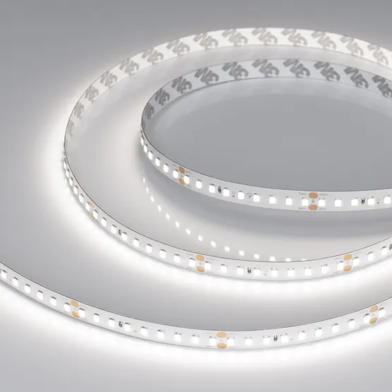 Фото #5 товара Светодиодная лента RT-A144-10mm 24V White6000 (7.7 W/m, IP20, 2835, 5m) (Arlight, высок.эфф.200 лм/Вт)