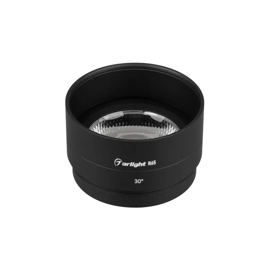 Фото #1 товара Насадка с фиксированным углом LGD-ARTIFACT-LENS-R65 (BK, 30 deg) (Arlight, Металл)