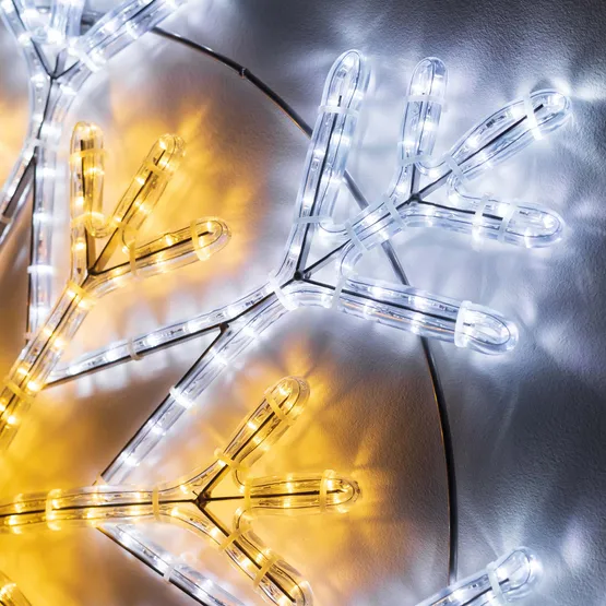 Фото #4 товара Фигура светодиодная ARD-SNOWFLAKE-M12-900x900-576LED White/Warm (230V, 36W) (Ardecoled, IP65)