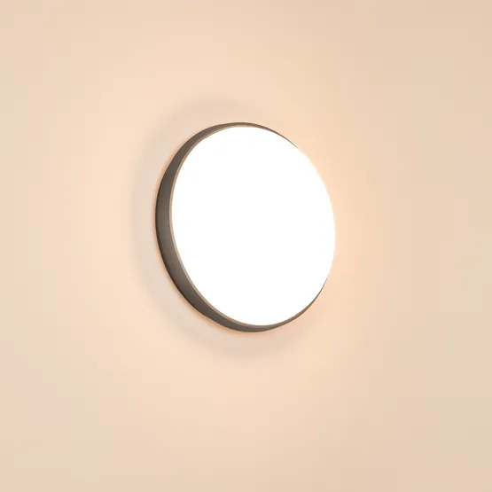 Фото #4 товара Светильник LGD-GIRO-R300-30W Warm3000 (GR, 110 deg, 230V) (Arlight, IP54 Металл, 3 года)