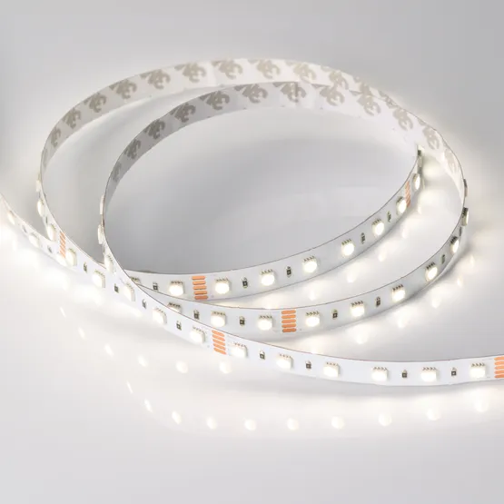 Фото #7 товара Светодиодная лента RT-B60-12mm 24V RGBW-Day-4-in-1 (19.2 W/m, IP20, 5060, 5m) (Arlight, Открытый)