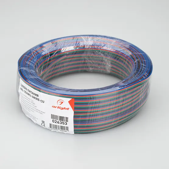 Фото #2 товара Шлейф питания ARL-20AWG-4Wire-CU (Arlight, -)