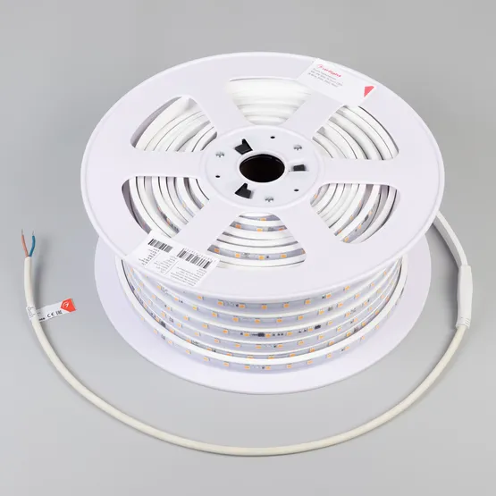 Фото #2 товара Светодиодная лента герметичная ARL-PV-B54-15.5mm 230V Warm2700 (8 W/m, IP65, 5060, 50m) (Arlight, -)