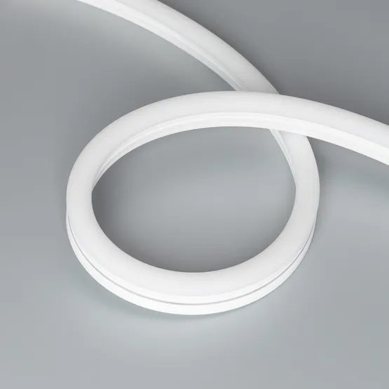 Фото #3 товара Светодиодная лента герметичная MOONLIGHT-SIDE-A140-12x24mm 24V Day5000 (9.6 W/m, IP68, 5m, wire x2) (Arlight, Вывод прямой, 3 года)