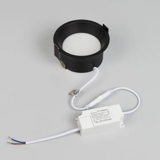 Фото #5 товара Светильник MS-BREEZE-BUILT-R104-12W Warm3000 (BK, 85 deg, 230V) (Arlight, IP20 Металл, 5 лет)
