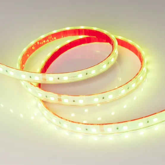 Фото #6 товара Светодиодная лента RTW 2-5000PS-50m 24V RGB 2x (5060, 60 LED/m, LUX) (Arlight, 14.4 Вт/м, IP67)