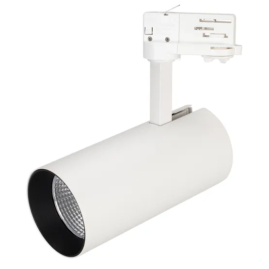 Фото #1 товара Светильник SP-POLO-TRACK-LEG-R85-15W White5000 (WH-BK, 40 deg) (Arlight, IP20 Металл, 3 года)