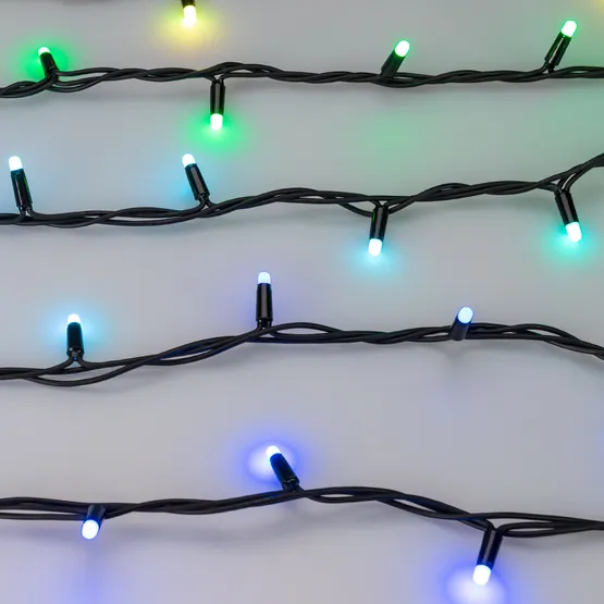 Фото #2 товара Светодиодная гирлянда ARD-STRING-PRO-10000-BLACK-100LED-MILK-LIVE RGB-DMX (24V, 10W) (Ardecoled, IP65)