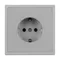 Минифото #2 товара ARL NOBE Розетка зк со шторками софт-тач никель SCT-MEU-SFPL-IS (250V, 16A) (Arlight, -)
