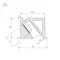 Минифото #3 товара Профиль SL-BEVEL-H10-F14-2000 ANOD BLACK (Arlight, Алюминий)