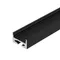 Минифото #2 товара Профиль с экраном SL-LINE-2011M-2500 BLACK+OPAL SQUARE (Arlight, Алюминий)
