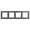 Минифото #3 товара Рамка стеклянная FRM-GLARE-GS-4-BK (Arlight, -)