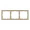 Минифото #3 товара Рамка пластиковая FRM-NOBE-SFPL-3-GD (Arlight, Золотой песок)
