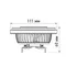 Минифото #3 товара Лампа AR111-FORT-G53-12W-DIM Warm3000 (Reflector, 24 deg, драйвер 350mA) (Arlight, Металл)