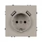 Минифото #3 товара Механизм розетки с USB зарядкой SCT-NOBE-MUAA-SFPL-CA (230V, 16A) (Arlight, Кашемир)