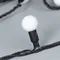Минифото #3 товара Светодиодная гирлянда ARD-BALL-CLASSIC-D23-10000-BLACK-80LED RGB (230V, 3.5W) (Ardecoled, IP65)