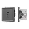 Минифото #1 товара Механизм USB розетки SCT-TENDO-MUAC-SFPL-GR (5V, 3A, QC3) (Arlight, Матовый графитовый)