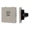 Минифото #1 товара ARL NOBE Розетка компьютерная софт-тач кашемир SCT-MPC1-SFPL-CA (RJ-45, CAT6) (Arlight, -)