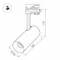 Минифото #9 товара Светильник SP-POLO-TRACK-LEG-R85-15W White5000 (WH-BK, 40 deg) (Arlight, IP20 Металл, 3 года)