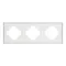 Минифото #2 товара Рамка пластиковая FRM-TENDO-SFPL-3-WH (Arlight, Матовый белый)