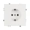 Минифото #3 товара Механизм электрической розетки SCT-NOBE-MEU1-SFPL-WH (230V, 16A) (Arlight, Белый кварц)