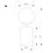 Минифото #2 товара Светильник SP-ORNELLA-TAB-L290-R125-6W Warm3200-MIX (GD, 300 deg, 230V, TOUCH-DIMM) (Arlight, IP20 Металл, 3 года)
