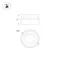 Минифото #5 товара Насадка с фиксированным углом LGD-ARTIFACT-LENS-R65 (WH, 15 deg) (Arlight, Металл)