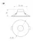 Минифото #6 товара Светильник MS-BLIZZARD-BUILT-R165-16W Warm3000 (WH, 100 deg, 230V) (Arlight, IP20 Металл, 3 года)