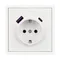 Минифото #3 товара Механизм розетки с USB зарядкой SCT-NOBE-MUAC-SFPL-WH (230V, 16A) (Arlight, Белый кварц)
