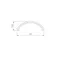 Минифото #2 товара Экран ROUND-D36-360-2500 BLACK OPAL  (Arlight, Пластик)