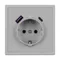 Минифото #3 товара Механизм розетки с USB зарядкой SCT-NOBE-MUAC-SFPL-IS (230V, 16A) (Arlight, Никель)