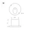 Минифото #4 товара Светильник LT-TIE-R120-3W Warm3000 (WH, 45x70 deg, 230V) (Arlight, IP65 Бетон, 3 года)