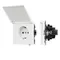 Минифото #1 товара Механизм розетки влагозащищённый SCT-TENDO-MCP-PL-WH (230V, 16A) (Arlight, Белый)