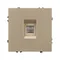 Минифото #2 товара Механизм компьютерной розетки SCT-NOBE-MPC1-SFPL-GD (RJ-45, CAT6) (Arlight, Золотой песок)