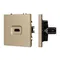 Минифото #1 товара ARL NOBE Розетка HDMI софт-тач золотой песок SCT-MHD1-SFPL-GD (Arlight, -)