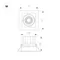 Минифото #8 товара Светильник MS-VORTEX-BUILT-S117x117-20W Warm3000 (WH-WH, 20 deg, 230V) (Arlight, IP20 Металл, 5 лет)