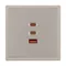 Минифото #4 товара ARL NOBE USB Розетка тип А+С+С софт-тач кашемир SCT-MUACC-SFPL-FC-CA (65W, QC3) (Arlight, -)