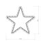 Минифото #6 товара Фигура cветодиодная ARD-STAR-M1-295x275-36LED Warm (230V, 2.5W) (Ardecoled, IP65)
